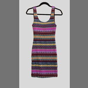 ESTAM Multicolor Knit Dress, Sz S